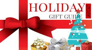 Holiday gift guide banner with presents